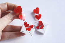 Load image into Gallery viewer, LaliBlue Love Letter Earrings
