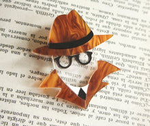 Load image into Gallery viewer, LaliBlue The Invisible Man Brooch
