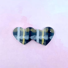 Load image into Gallery viewer, Betty Blossom Sweethearts Brooch - Black Plaid
