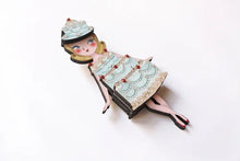 Load image into Gallery viewer, LaliBlue Cake Woman Brooch
