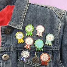 Load image into Gallery viewer, doing my okay-est Lapel award pin sall 
