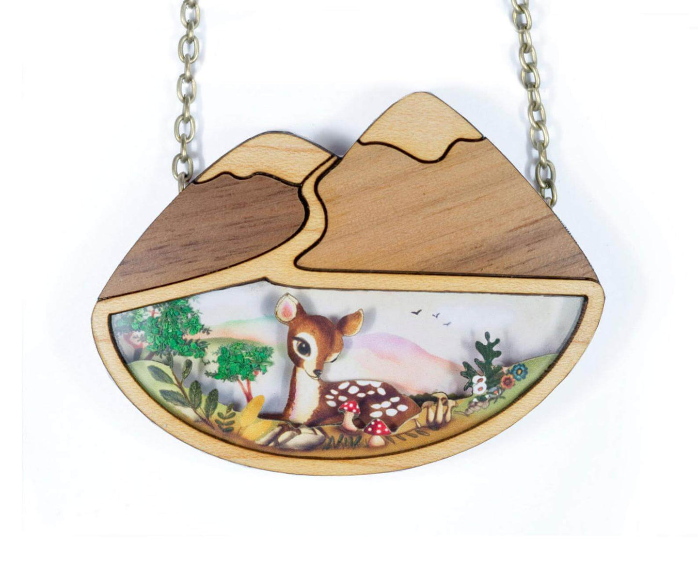 LaliBlue Bambi The Fawn Necklace