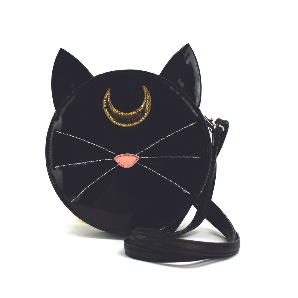 Mystical Black Cat Crossbody Handbag Betty Blossom