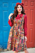 Load image into Gallery viewer, Retrolicious Don’t Judge A Book by its Cover vintage inspired book dress
