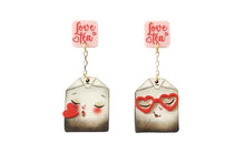Load image into Gallery viewer, LaliBlue Love Tea Earrings
