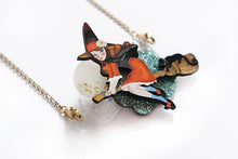 Load image into Gallery viewer, LaliBlue Witch Brooch and Necklace 2 in 1
