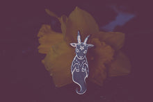 Load image into Gallery viewer, The Pickety Witch Ghost Goat Enamel Pin Betty Blossom Sydney Australia
