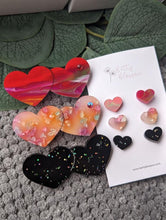 Load image into Gallery viewer, Betty Blossom Sweetheart Stud Earrings (6 Colours Available)
